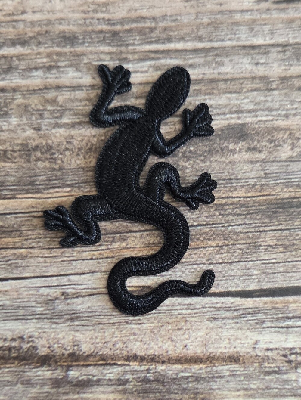 Black Lizard Lizard Reptile Cute Florida Culture Tropical Beach Iron On Patch